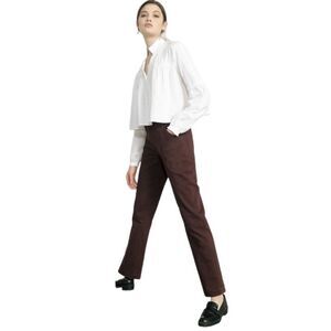 Where Mountains‎ Meet Anthropologie Pants Womens Size 0 Aubergine Avery Trousers